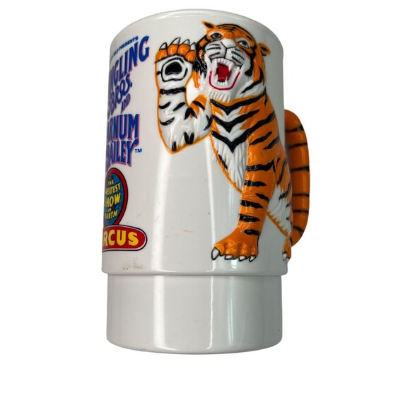Ringling Bros Barnum & Bailey Circus Tiger Mug Set 1988 Collectible Cups Vintage - Picture 6 of 10